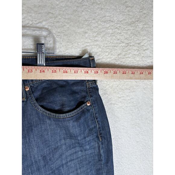 Levis 527 Jeans Mens 38x32 Blue Denim Bootcut Low Rise Slim Cowboy Y2K - Picture 6 of 16